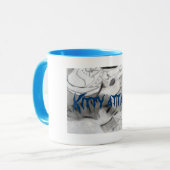 Elektrischer Fankitty-Angriff Nicht-Rasen Tasse (Vorderseite Links)