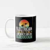 Elektrischer Funny Electrician Joke Electrical Tec Kaffeetasse (Links)