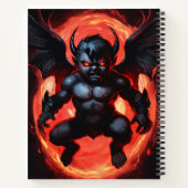 **Elektrischer Fury Cherub** Notizblock (Rückseite)