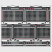 Elektrischer Gitarrenverstärker Geschenkpapier (Flach)