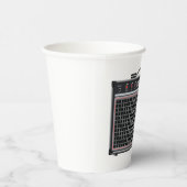 Elektrischer Gitarrenverstärker Pappbecher (Rechts)