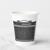 Elektrischer Gitarrenverstärker Pappbecher (Vorderseite)