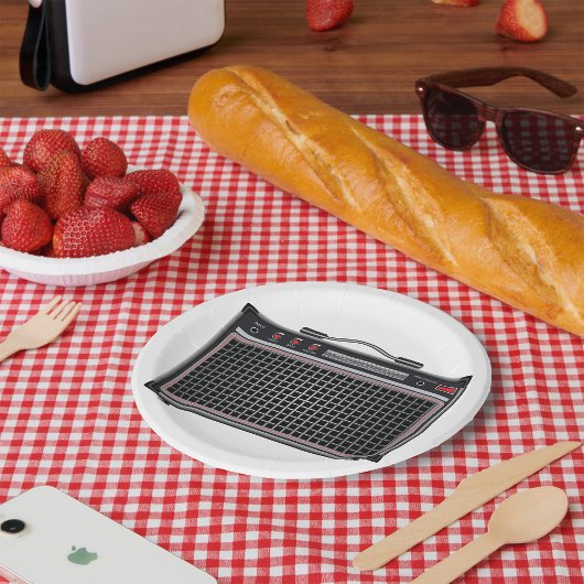 Elektrischer Gitarrenverstärker Pappteller