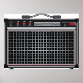 Elektrischer Gitarrenverstärker Poster (Vorne)