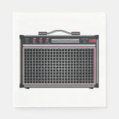 Elektrischer Gitarrenverstärker Serviette (Vorderseite)