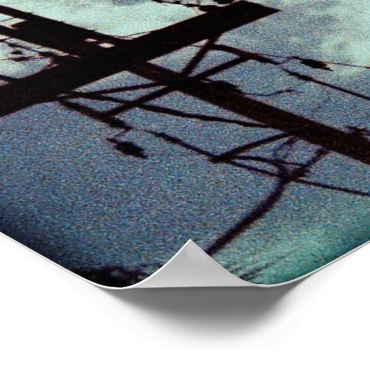 Elektrischer Gott Poster (Ecke)