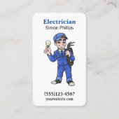 Elektrischer Handyman Visitenkarte (Vorderseite)