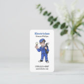 Elektrischer Handyman Visitenkarte (Stehend Vorderseite)