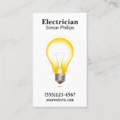 Elektrischer Handyman Visitenkarte (Vorderseite)