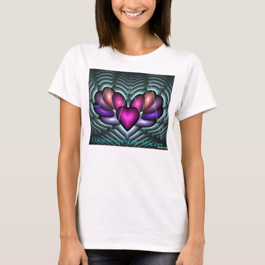 Elektrischer Herzschlag T-Shirt (Vorderseite)