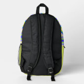 Elektrischer Himmelweber Bedruckter Rucksack (Rückseite)