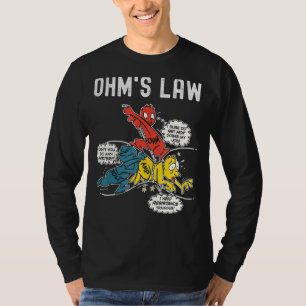 Elektrischer Ingenieur im Ohm-Gesetz erklärt T-Shirt