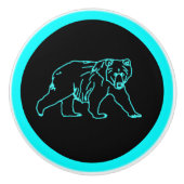 Elektrischer Kodiak-Bär Keramikknauf (Vorderseite)