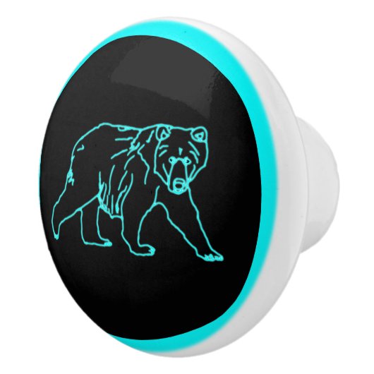 Elektrischer Kodiak-Bär Keramikknauf (Rechts)