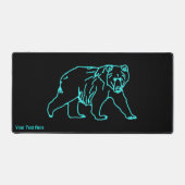 Elektrischer Kodiak-Bär Schreibtischunterlage (Vorderseite)