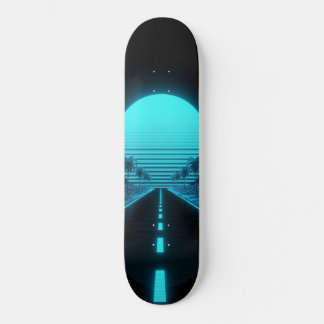 Elektrischer Kreuzfahrt Synthwave  Skateboard