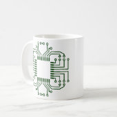 Elektrischer Leiterplatte-Prozessor Kaffeetasse (Vorderseite Links)