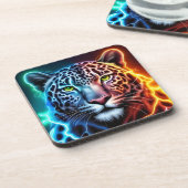 Elektrischer Leopard Getränkeuntersetzer (Linke Seite)