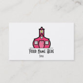 Elektrischer lila Cheetah Visitenkarte (Rückseite)