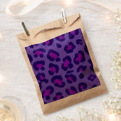 "Elektrischer Lila Leopard" Geschenktütchen (Ausgeschnitten)
