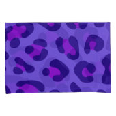 "Elektrischer Lila Leopard" Kissenbezug (Vorderseite-Rechts)