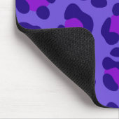 "Elektrischer Lila Leopard" Mousepad (Ecke)