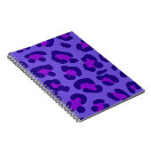 "Elektrischer Lila Leopard" Notizblock (Rechte Seite)