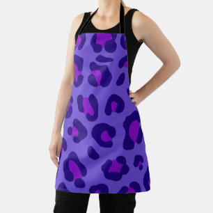 "Elektrischer Lila Leopard" Schürze