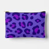"Elektrischer Lila Leopard" Zubehörtasche (Vorderseite)