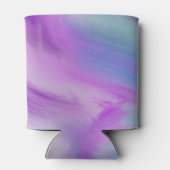 Elektrischer Lila Mix-Wave-Fluid-Marmor Dosenkühler (Rückseite)