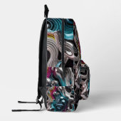 Elektrischer Mirage Bedruckter Rucksack (Links)