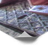 Elektrischer Motorabbruch. Poster (Ecke)