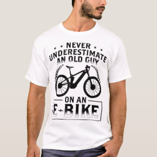Elektrischer Mountainbike-Vater E-Bike T-Shirt