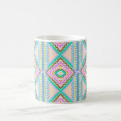 Elektrischer Pastell-Traum-Kaleidoskop Kaffeetasse (Mittel)