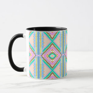Elektrischer Pastell-Traum-Kaleidoskop Tasse