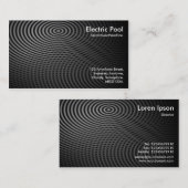 elektrischer Pool 01 Visitenkarte (Vorne/Hinten)