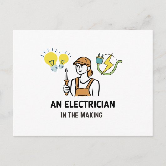 Elektrischer Postkarte (Vorderseite)