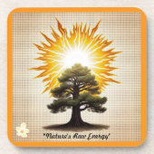 "Elektrischer Power" Getränkeuntersetzer (Vorderseite)