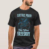 Elektrischer Power mit Electro zur Sicherheit in R T-Shirt (Vorderseite)
