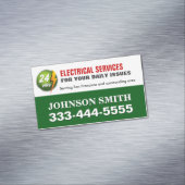 Elektrischer Power Service Elektrischer Kühlschran Magnetische Visitenkarte (Beispiel)