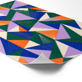 Elektrischer Quilt-Kunstprint Poster (Ecke)