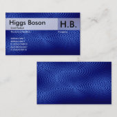 Elektrischer Regen - Blau - besonders angefertigt Visitenkarte (Vorne/Hinten)