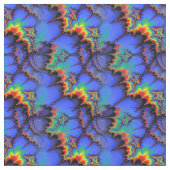 Elektrischer Regenbogen bewegt Stoff (Nahaufnahme)