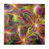 Elektrischer Regenbogen Fliese (Vorderseite)