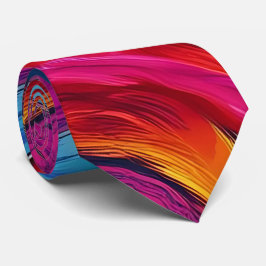 Elektrischer Regenbogen Neck Tie Krawatte