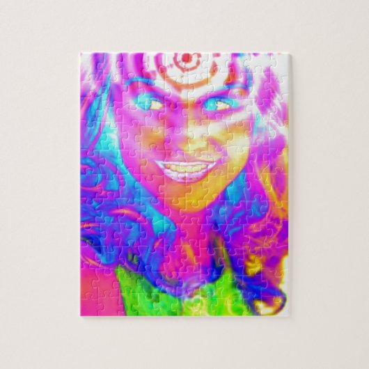 Elektrischer Regenbogen Puzzle (Vertikal)