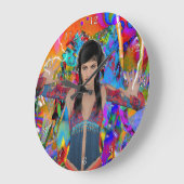 Elektrischer Reisender Große Wanduhr (Winkel)