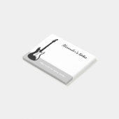 Elektrischer Rock-Gitarre-Post es Notizen für Gita (angewinkelt)