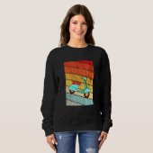 Elektrischer Roller Vintag Retro Sunset Electric M Sweatshirt (Vorne ganz)