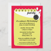 Elektrischer rosa Retro Einladung (Vorderseite)